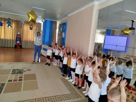 У малышей прошло спортивное "Космическое" развлечение У малышей прошло спортивное "Космическое" развлечение.