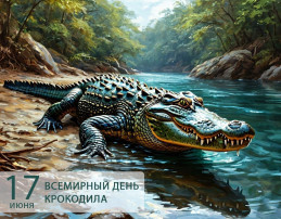 Отметили Всемирный день крокодила!!! Отметили Всемирный день крокодила!!!.